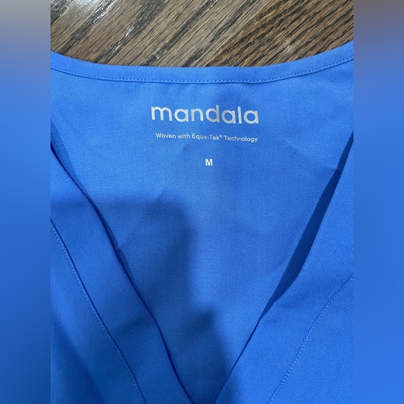 mandala Other - Mandala womens scrubs in ceil blue